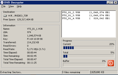 フリーソフトでDVDコピー方法、使い方5