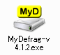 MyDefragダウンロードファイル