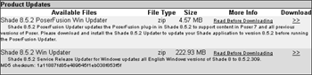 Shade8.5.2アップデータPoser7対応