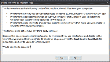 Windows10関連のプログラムを削除