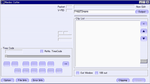 Murdoccutter 地デジなどmpeg2 Tsファイルの頭出しやcmカット等 簡単な編集を行えるフリーソフト ぼくんちのtv 別館