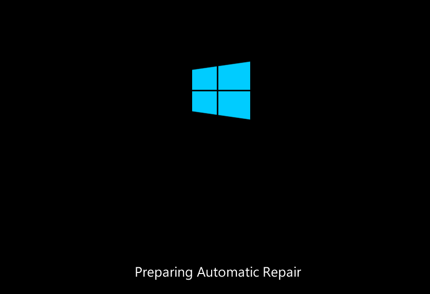 裏技クローン後の最初の Windows 起動画面