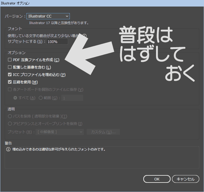 Illustrator のファイル保存に時間がかかる 数分間操作不能になる ぼくんちのtv 別館