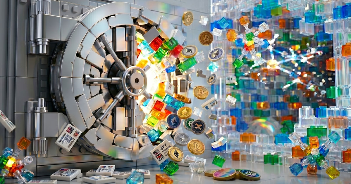 Hyperliquidが金融システムを開放するイメージ
