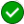 緑のチェックマーク